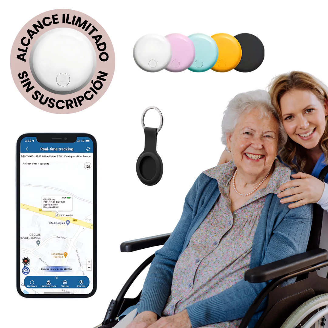 DescuentosMax™ GPS 3 en 1 con Botón SOS – Seguridad para Mayores sin Pagos Mensuales - Imagen 2
