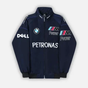 Chaqueta de carreras BMW F1 Vintage Racing – Edición Clásica – Unisex – Retro
