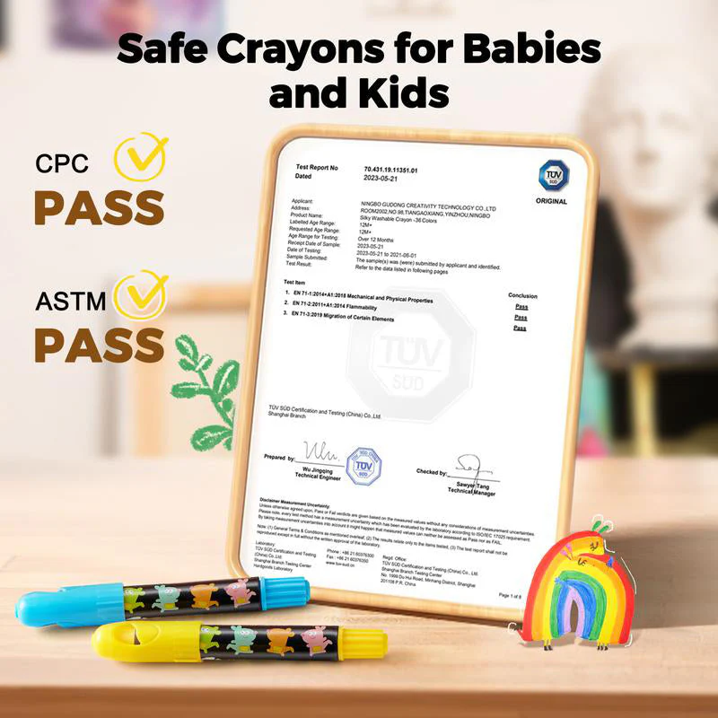 Juego de crayones jumbo lavables - Imagen 7