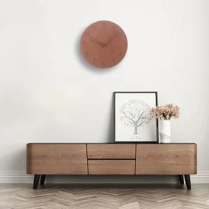 Nork - Reloj de pared minimalista de madera
