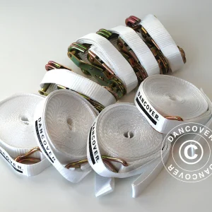 Sturmgurte, Weiß, 4 Stück