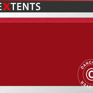 Standard-Seitenwand für FleXtents, 3m, Rot