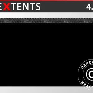 Standard-Seitenwand für FleXtents, 4,5m Schwarz