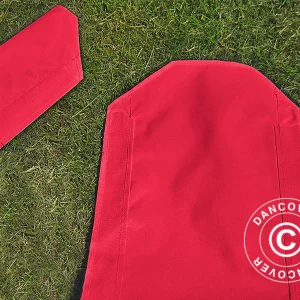 Dachrinne 6m, Rot, für FleXtents