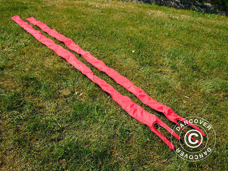 Verbindungsplane für FleXtents®-PRO-Faltzelt der 4m-Serie, rot, 2 St. - Imagen 4