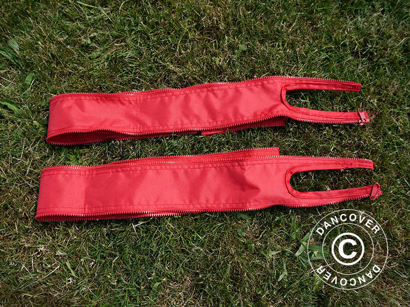 Verbindungsplane für FleXtents®-PRO-Faltzelt der 4m-Serie, rot, 2 St. - Imagen 6