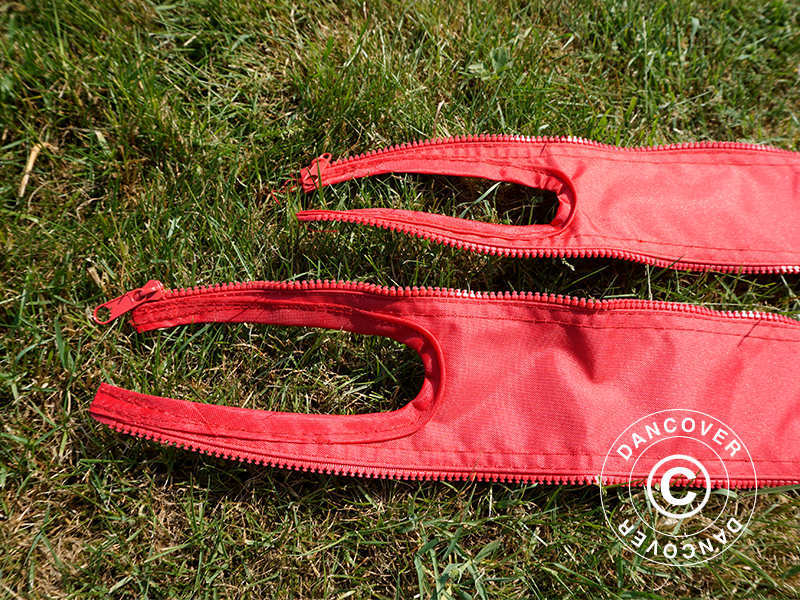 Verbindungsplane für FleXtents®-PRO-Faltzelt der 4m-Serie, rot, 2 St. - Imagen 8