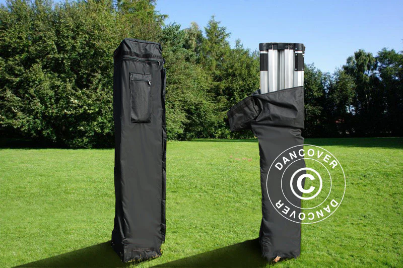 Tragetasche mit Rädern, Flextents PRO 4x4m, Schwarz - Imagen 3