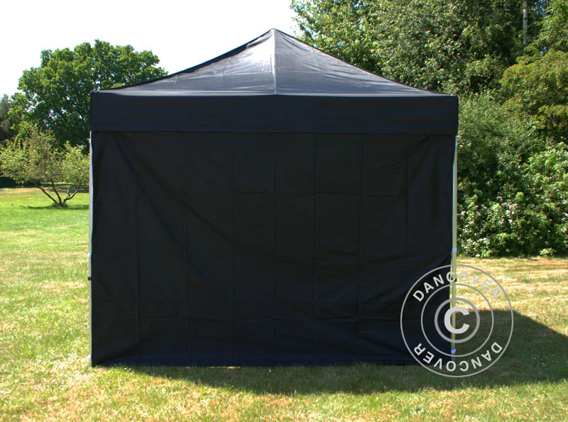 Standard-Seitenwand für FleXtents, 4m, Schwarz - Imagen 6