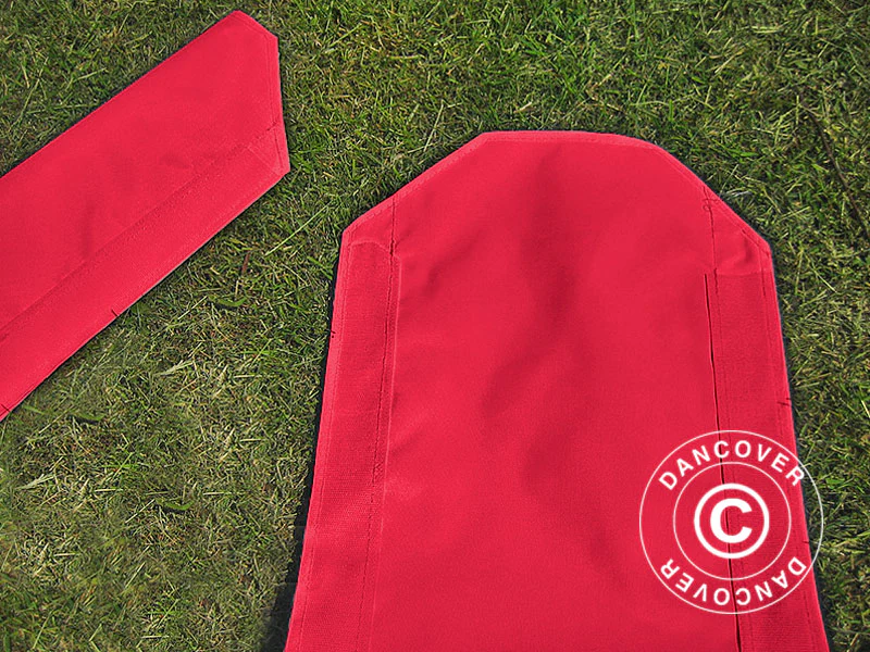 Dachrinne 8m, Rot, für FleXtents - Imagen 2