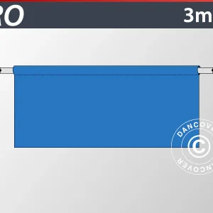 Halbe Seitenwand für FleXtents PRO, 6m, Blau