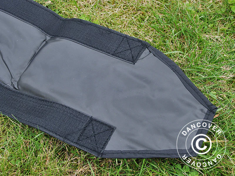 Dachrinne 3m, Schwarz, für FleXtents - Imagen 4