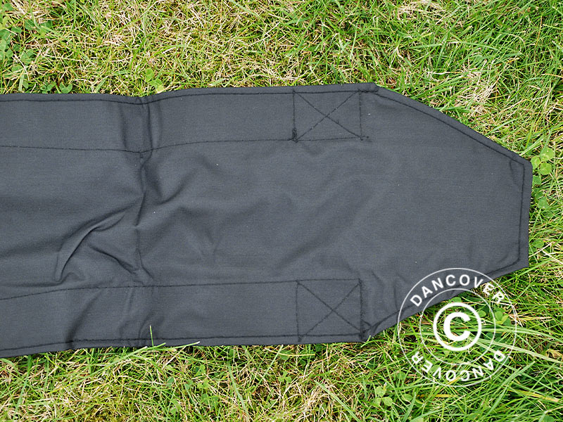 Dachrinne 6m, Schwarz, für FleXtents - Imagen 5