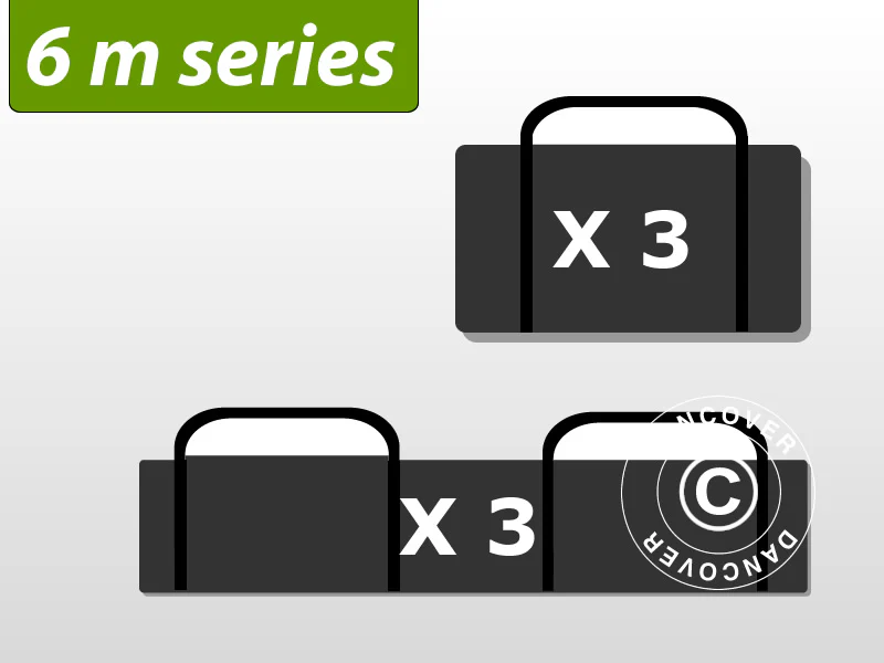 Tragetaschenpaket, Partyzelt 6m-Serie - Imagen 2