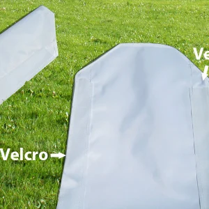 Dachrinne 4m, Weiß, für FleXtents