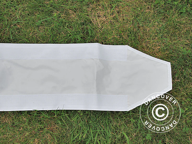 Dachrinne 8m, Weiß, für FleXtents - Imagen 4