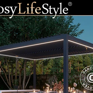 LED Lichtleiste für San Pablo Pergola Pavillon 4x4m, 4 Stk., Warmweiß
