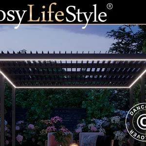 LED Lichtleiste für San Pablo Pergola Pavillon 3x5,8m, 6 Stk., Warmweiß