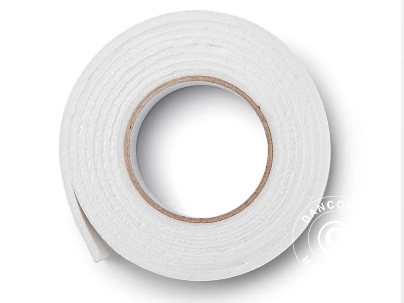 Schaumstoffband für Foliengewächshäuser, 20m, Weiß