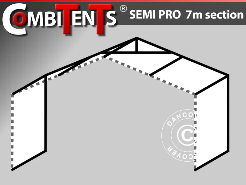 2m Erweiterung für das CombiTents® SEMI PRO (7m Serie) - Imagen 2