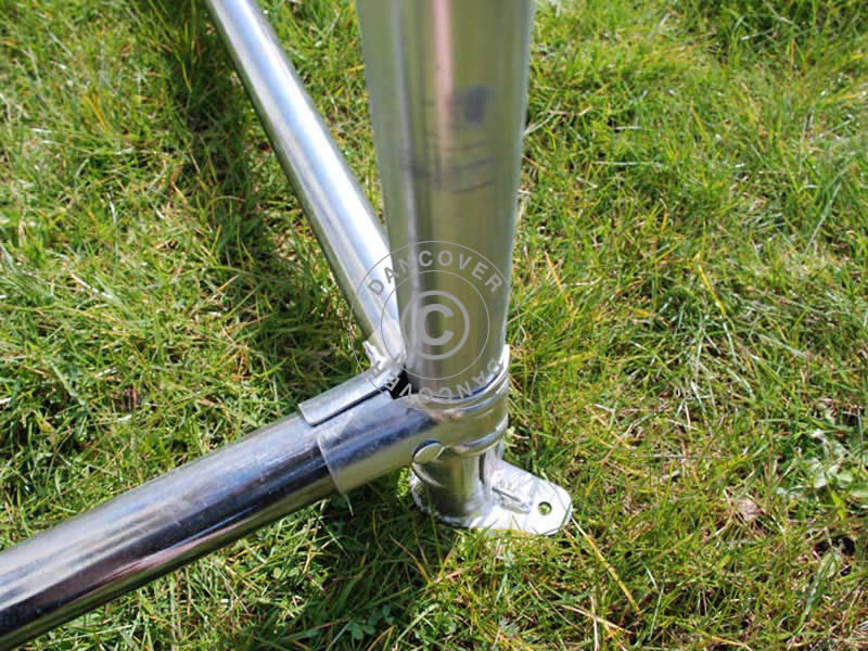 Grundrahmen für ein Partyzelt von 5x8m PLUS PE 700 / Original PVC 900