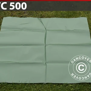 Ersatz-PVC für Lagerzelt, 500g/m², 1x1m, Grün