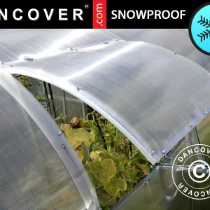 Lüftungsfenster mit automatischem Fensteröffner für Gewächshaus Strong NOVA 2,1m, Silberfarben