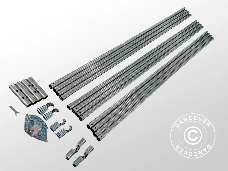 Grundrahmen für 6x6m Partyzelt Basic PVC 700 - Imagen 4