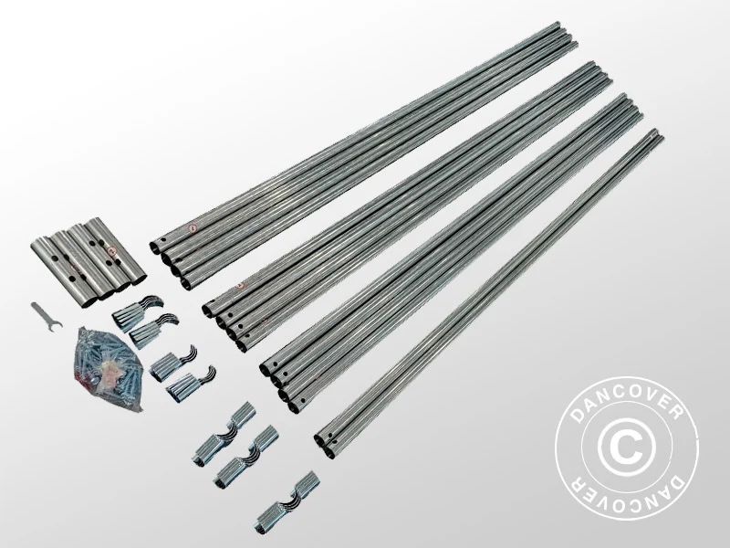 Grundrahmen für 6x8m Partyzelt Basic PVC 700 - Imagen 4