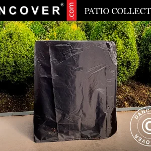 Abdeckung für Feuerschale mit Holzlagerung, Ø93x98cm, Schwarz