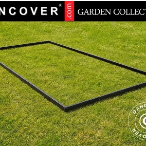 Fundament für Gewächshaus 11,8m², 2,38x4,81x0,07m, Schwarz