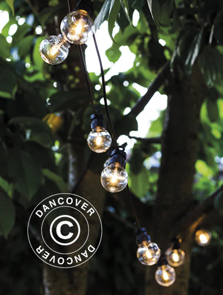 Ergänzungsset für LED-Lichterketten, Lucas, 3m, Schwarz/Klar/Warmweiß - Imagen 3