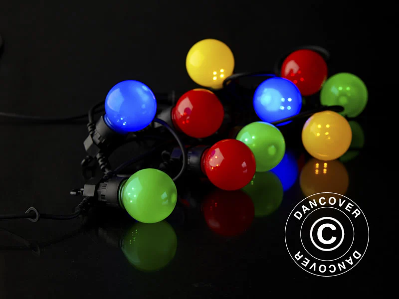 Ergänzungsset für LED-Lichterketten, Lucas, 3m, Schwarz/Mix/Warmweiß - Imagen 3