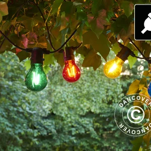 LED Lichterkette Ergänzungsset, Tobias, 4,5m, Mehrfarbige