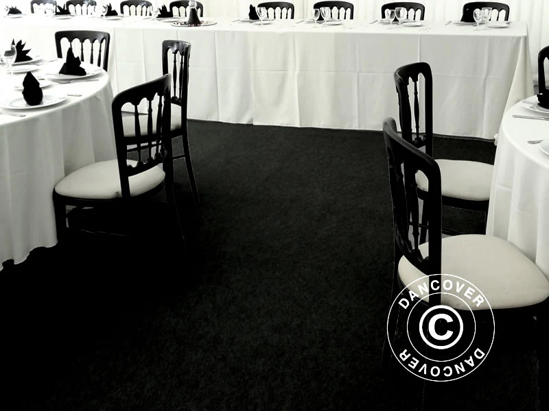 Teppich 2x12m, Schwarz, 400g - Imagen 2