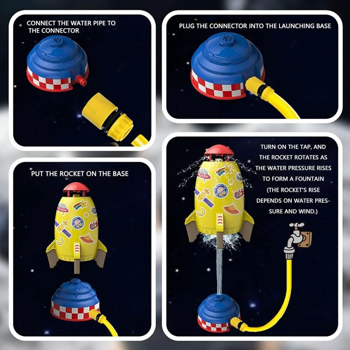 Juguete acuático giratorio 360° | Diversión de agua para niños - Imagen 7