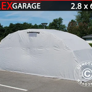 Faltgarage (Auto), 2,8x6,24x2,3m, Grau