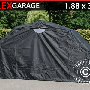 Faltgarage (Motorrad), 1,88x3,45x1,9m, Schwarz
