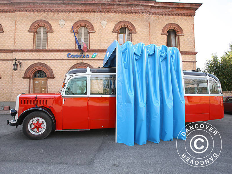 Faltgarage Tunnel (Wohnwagen), 3,5x7,21x3,9m, Weiß - Imagen 4