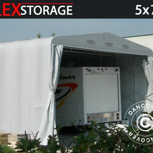 Lagerzelt Maxi Box, 5x7,21x3,76m, Grau