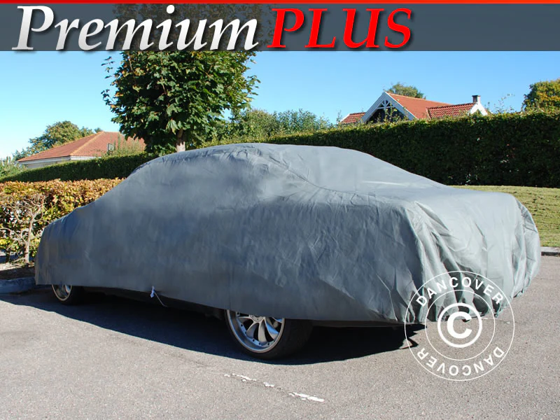 Autoschutzhülle Premium Plus, 4,96x1,79x1,27m, Grau NUR 5 ST. ÜBRIG