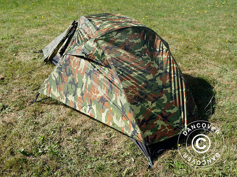 Camouflage-Zelt Woodland RECOM, 1 Person. - Imagen 4