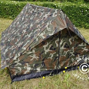 Camouflage-Zelt Woodland MINI PACK, 2 Personen