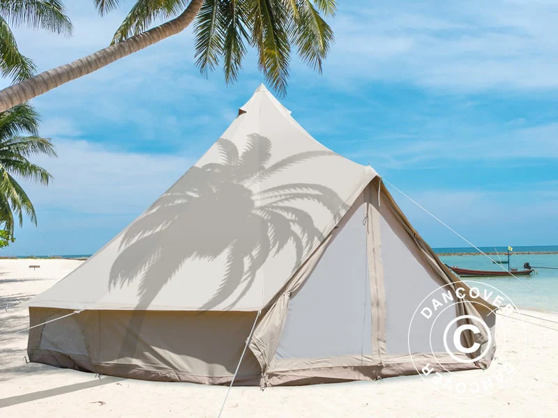 Glampingzelt, TentZing®, 4x4m, 4 Personen, Sand - Imagen 3