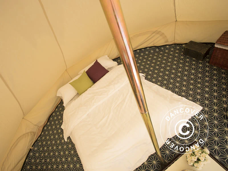 Glampingzelt, TentZing®, 4x4m, 4 Personen, Sand - Imagen 8