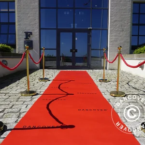 Roter Teppichläufer mit Aufdruck, 1,2x6m