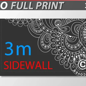 Bedruckte Seitenwand 3m für FleXtents PRO