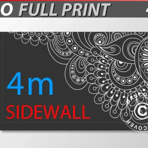 Bedruckte Seitenwand 4m für FleXtents PRO