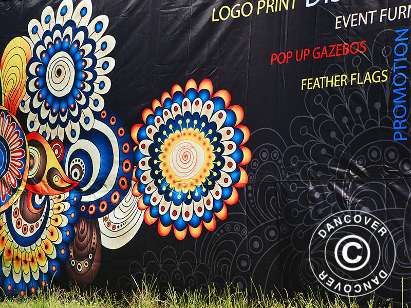 Bedruckte Seitenwand 4,5m für FleXtents PRO - Imagen 5