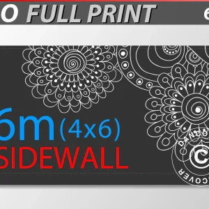 Bedruckte Seitenwand 6m für FleXtents PRO 4x6m